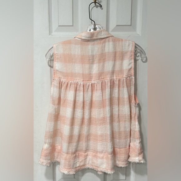 Free People Hey There Sunrise Button Down Top S - Picture 2 of 4